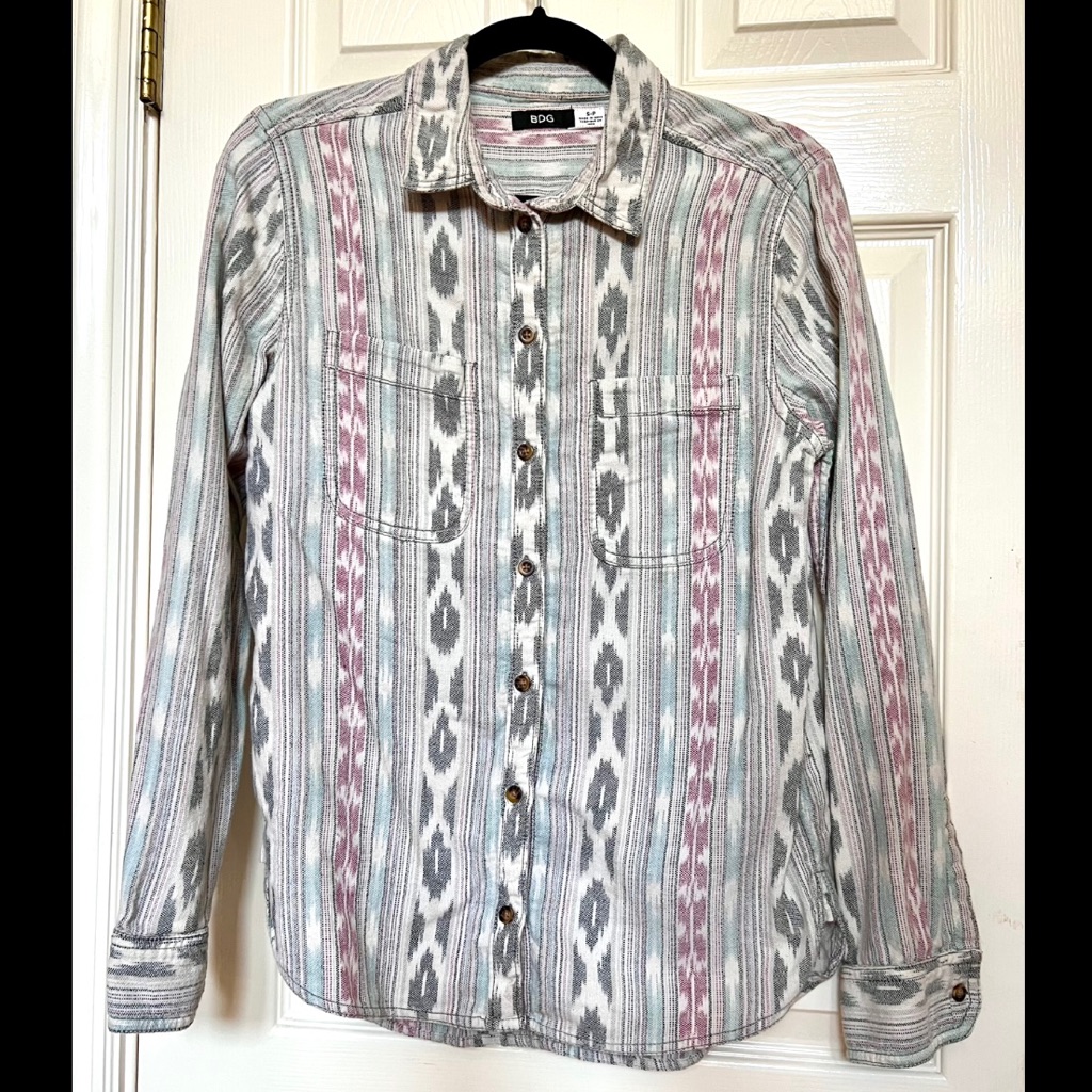 Bdg Ikat Button Down